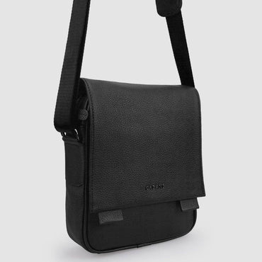 Madasat Black Unisex Genuine Leather Bag - 915 |