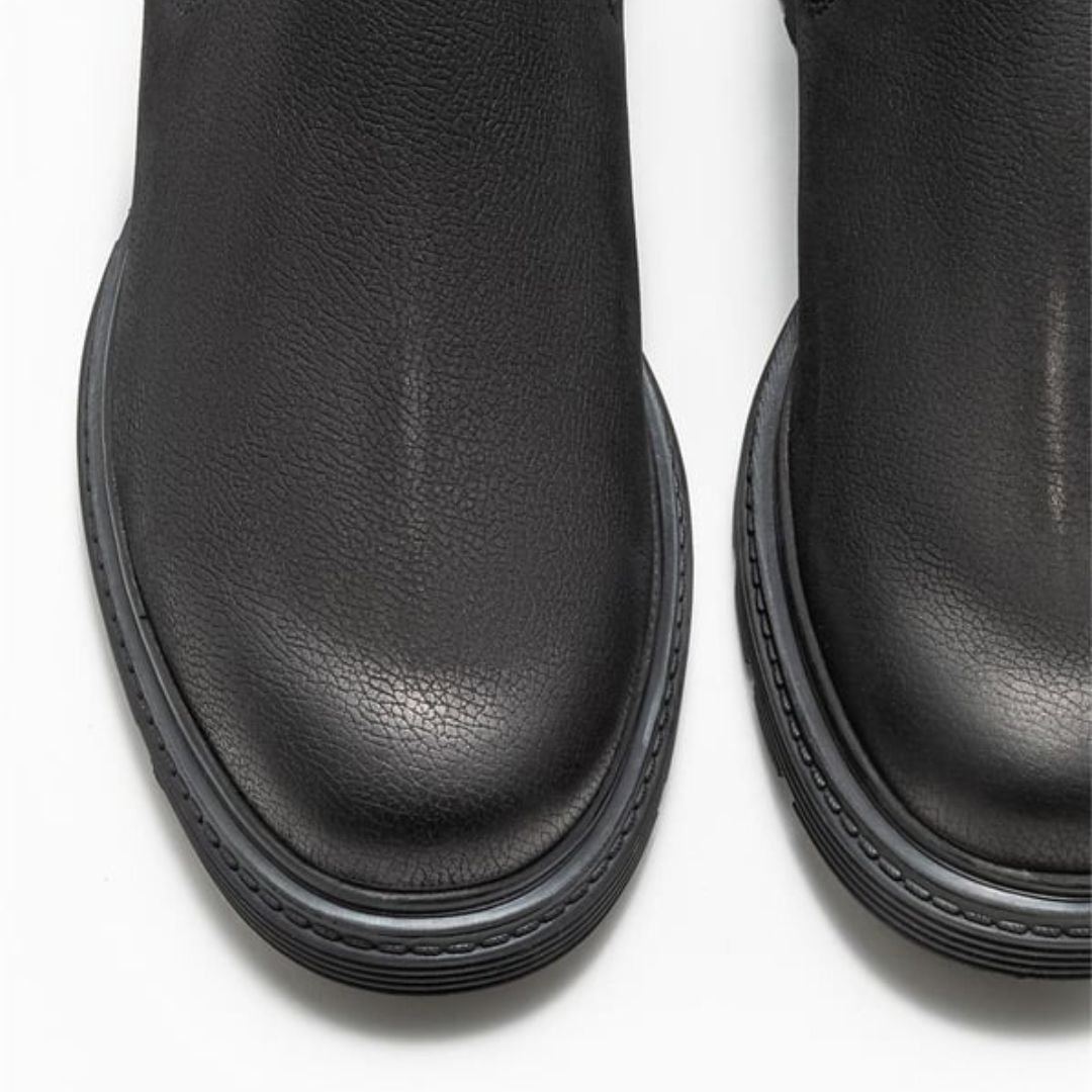 Madasat Freizeitstiefel aus schwarzem Leder für Herren - 832 |