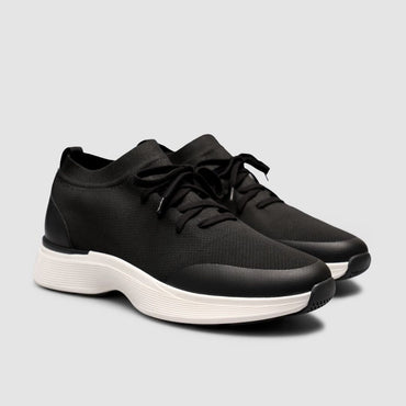 Madasat Black & white Knit & Genuine Calf Leather - 965 |
