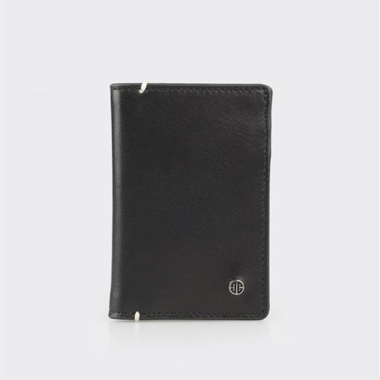 Madasat Black Leather Men's Wallet - 946 |
