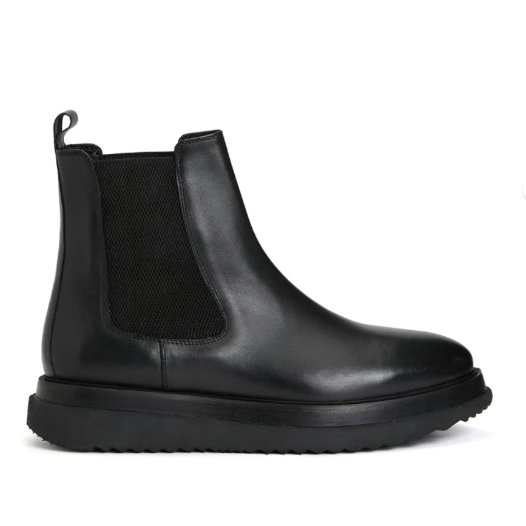 Madasat Freizeitstiefel aus schwarzem Leder für Herren - 832 |