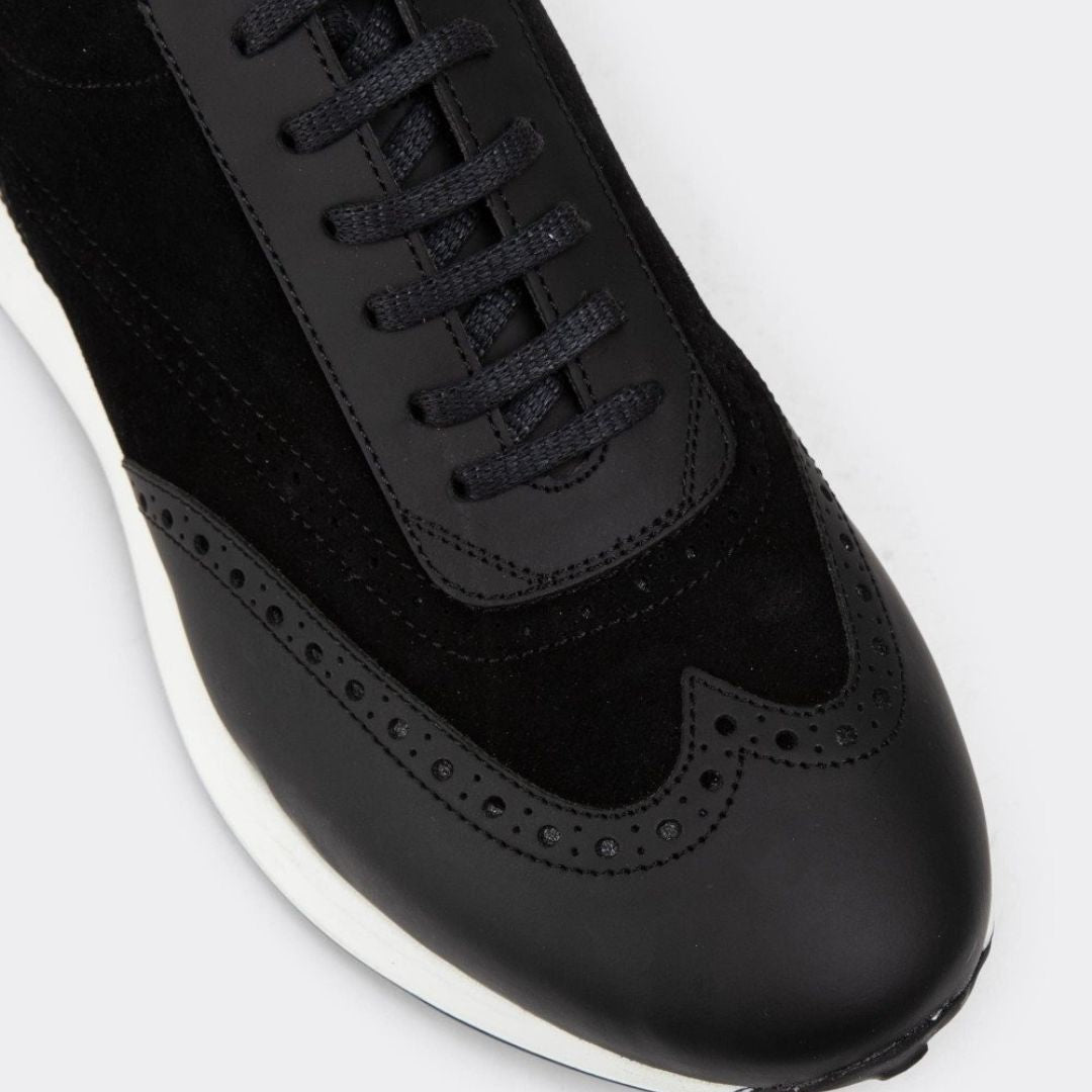 Madasat Black Genuine Suede Casual Shoes - 900 |