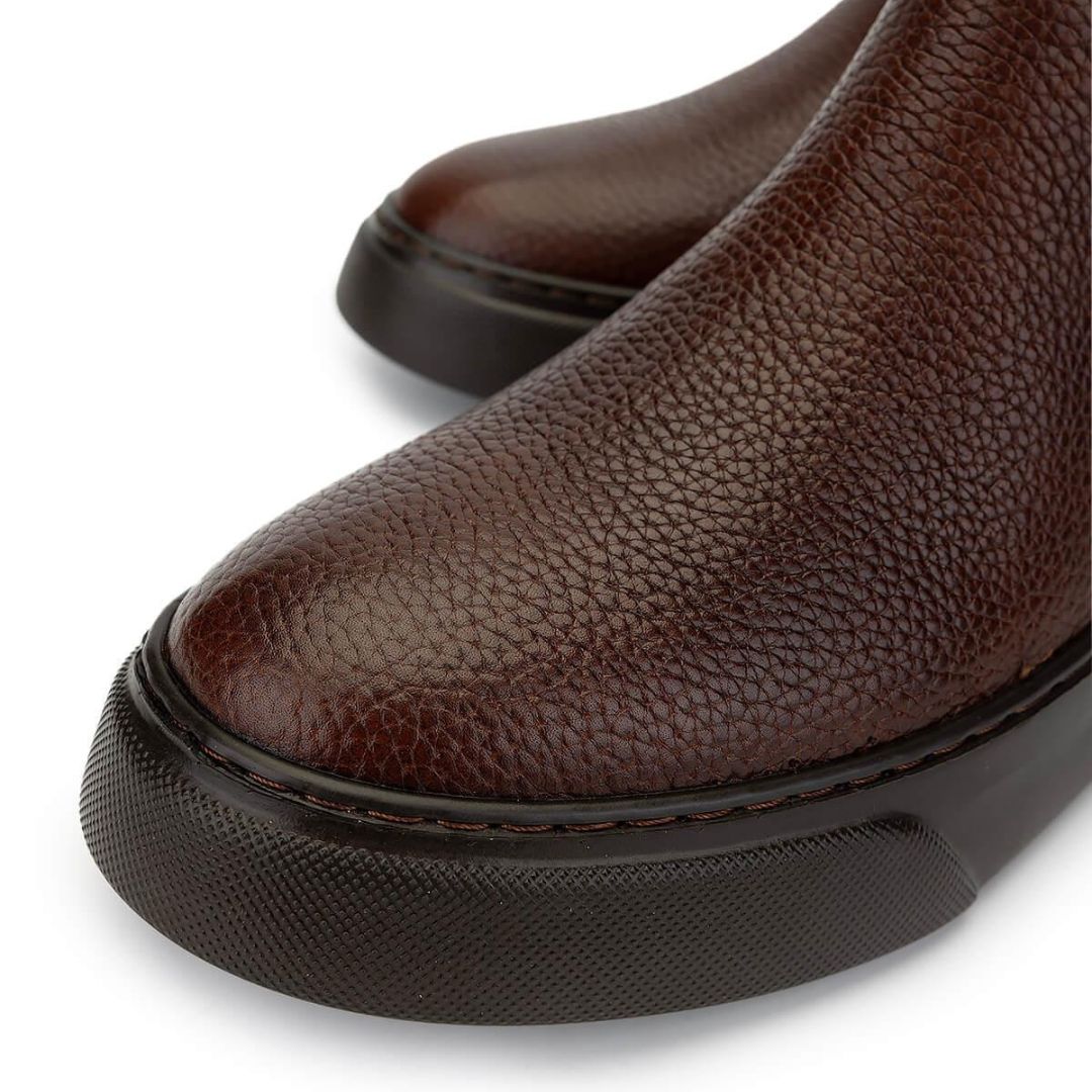 Madasat Tan Men's Genuine Leather Casual Boots - 950 |