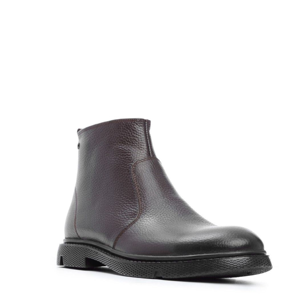 Madasat Brown Leather Classic Boot - 559 |