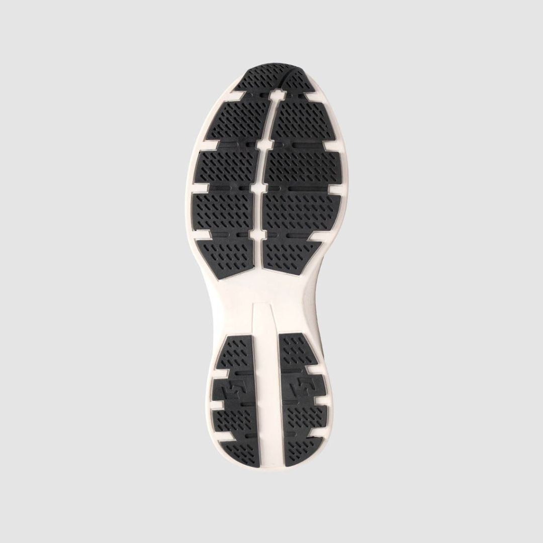 Madasat Black & white Knit & Genuine Calf Leather - 965 |