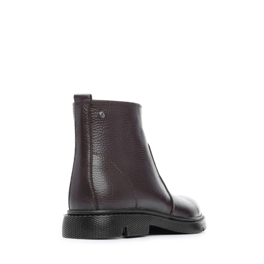 Madasat Brown Leather Classic Boot - 559 |