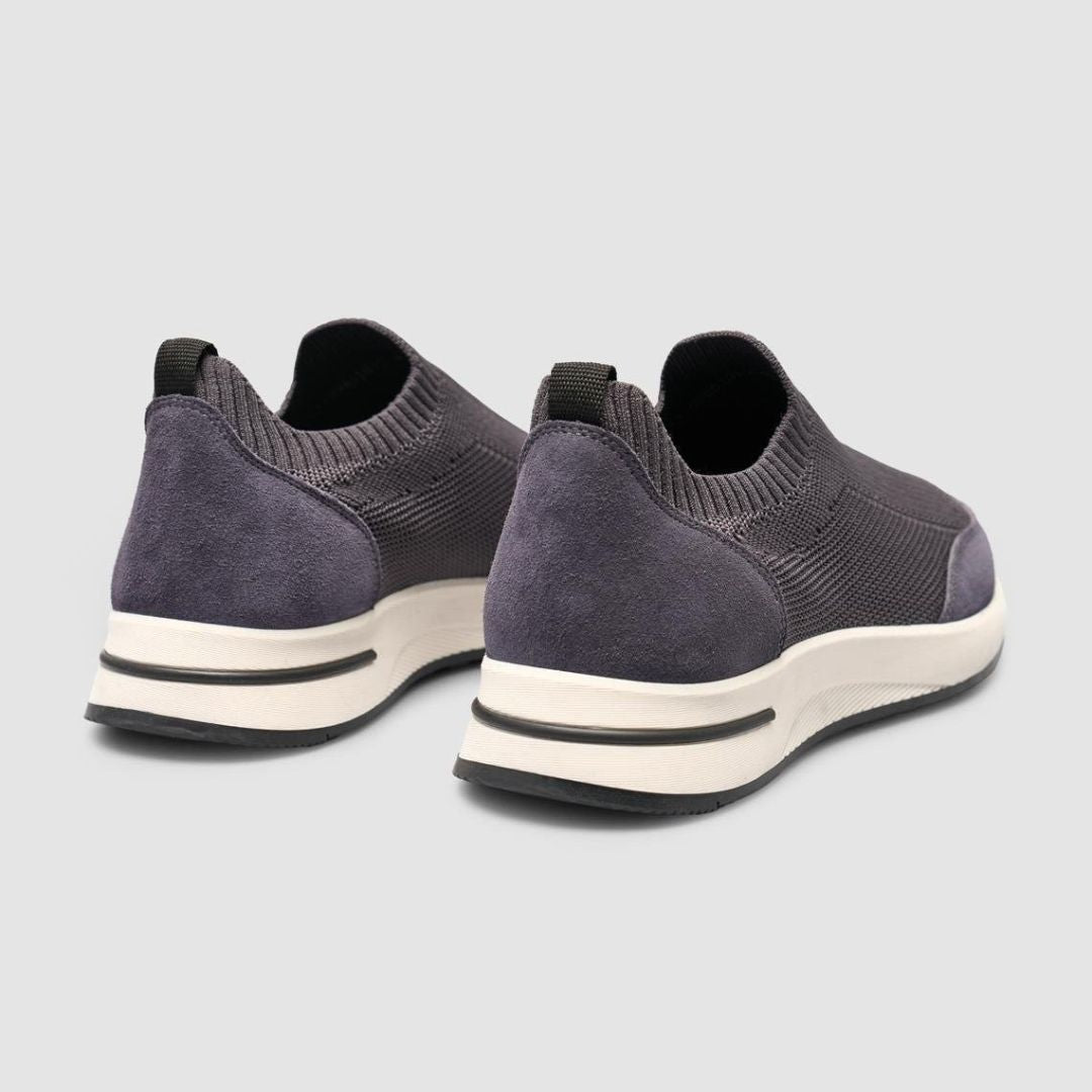 Madasat Grey Men Knitted Shoes - 951 |