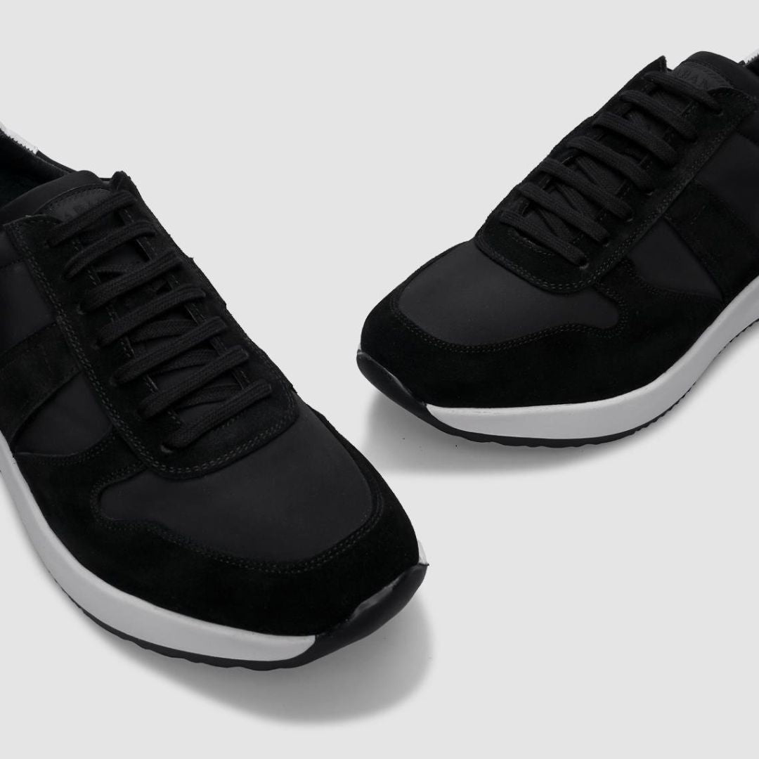 Madasat Black Men Genuine Leather Shoes - 891 |