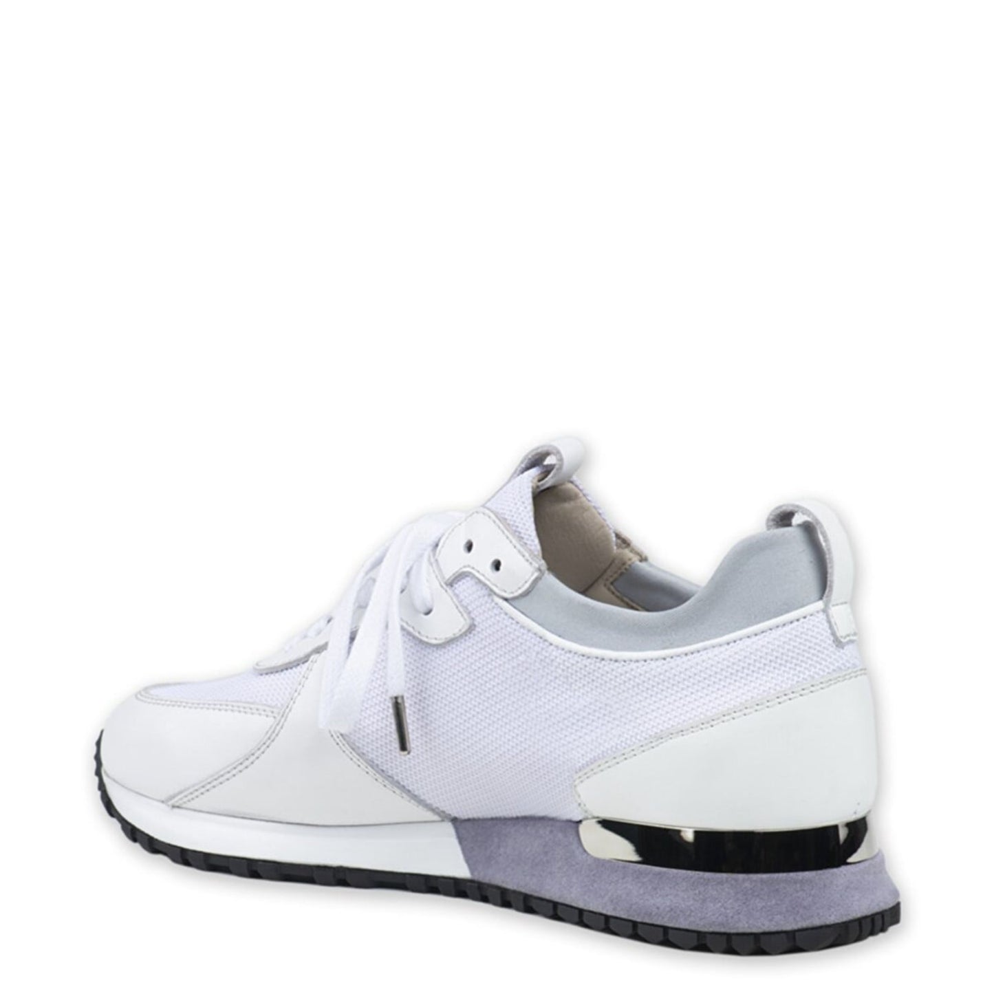 Madasat White Leather Casual Shoes - 222 |