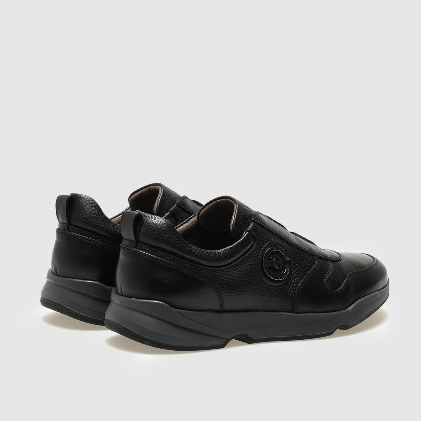 Madasat Black Genuine Leather Lace Up Shoes - 852 |