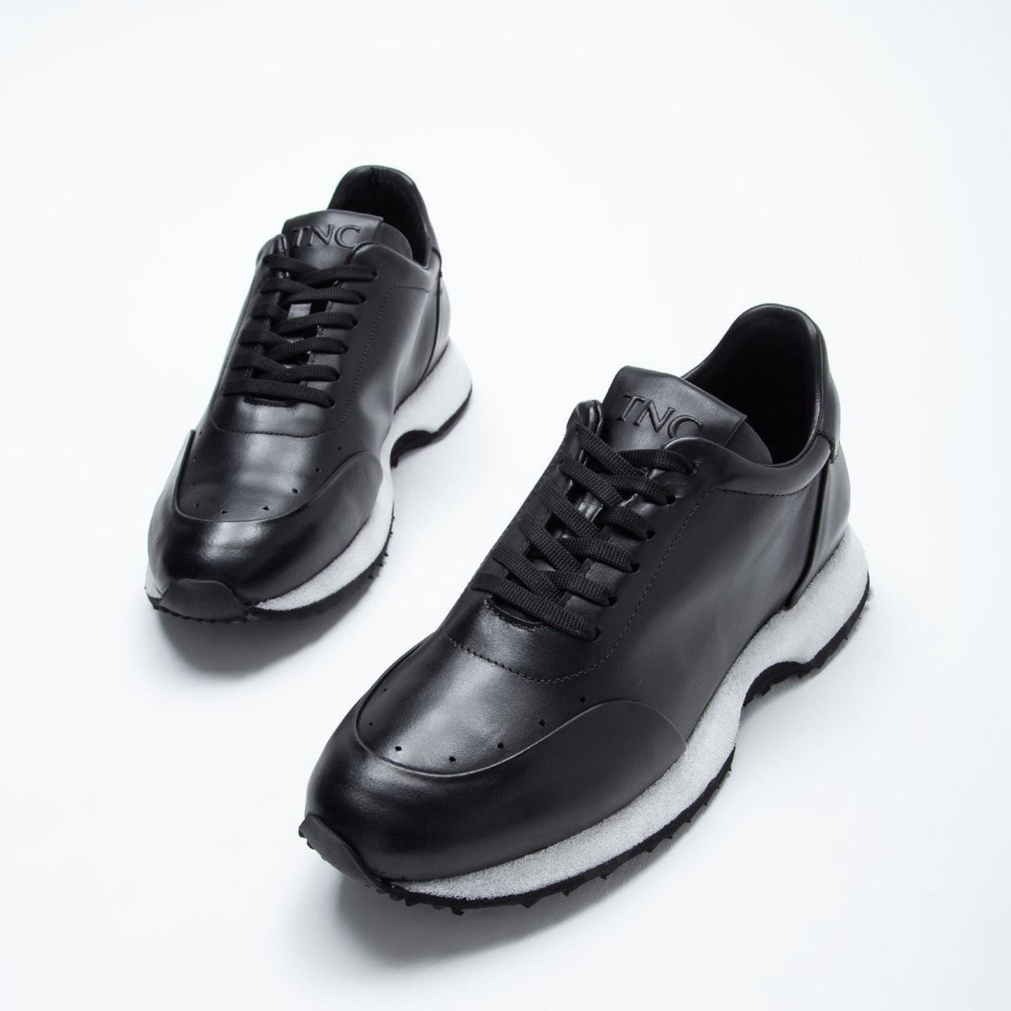 Madasat Black Leather Casual Shoes - 670 |