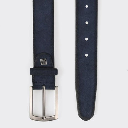 Madasat Navy Blue Leather Men's Belt - 940 |