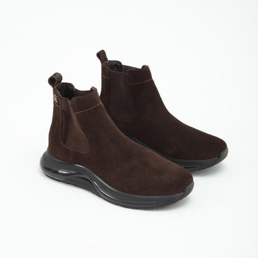 Madasat Brown Suede Men's Casual Boots - 822 |