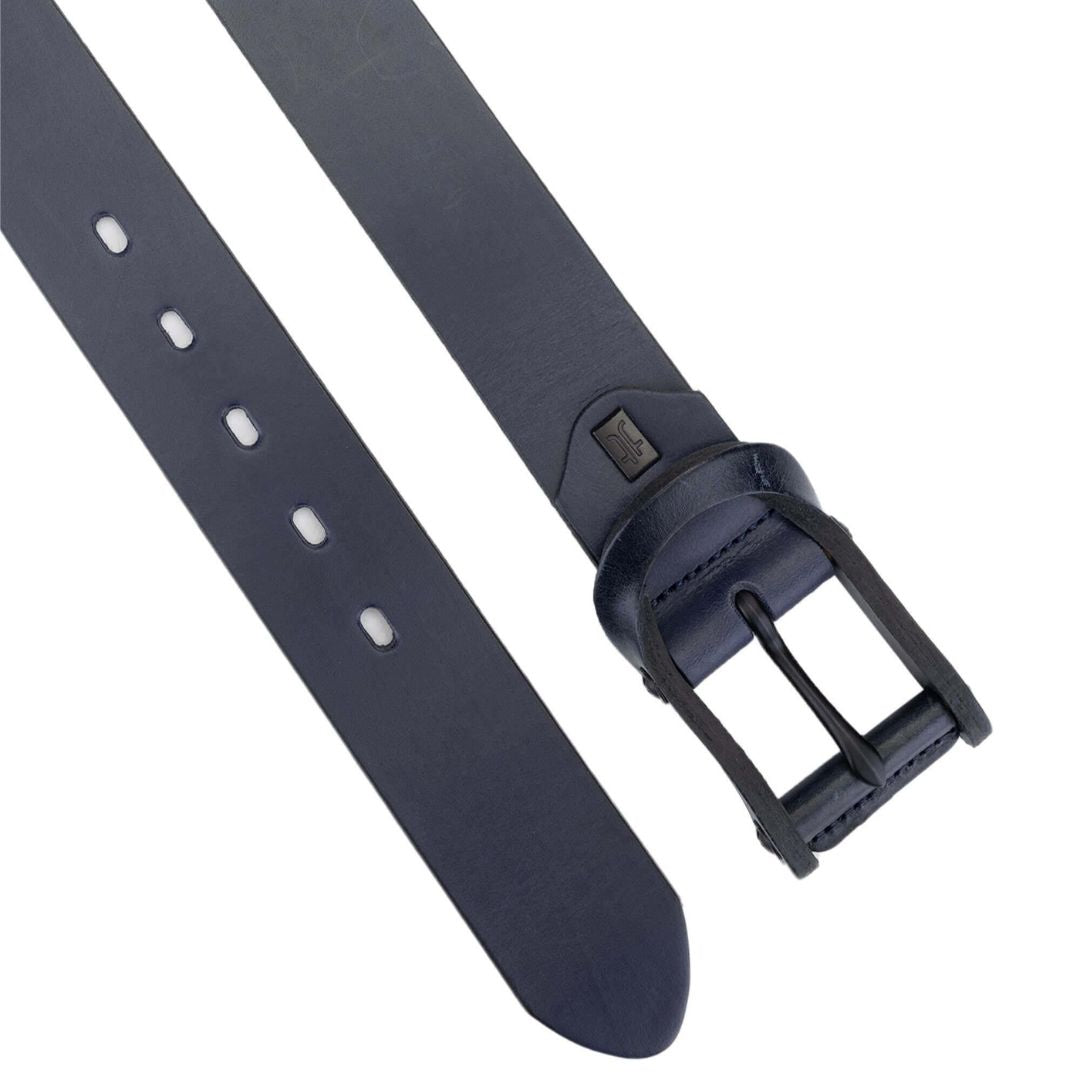 Madasat Navy Blue Men's Genuine Belt - 925 |