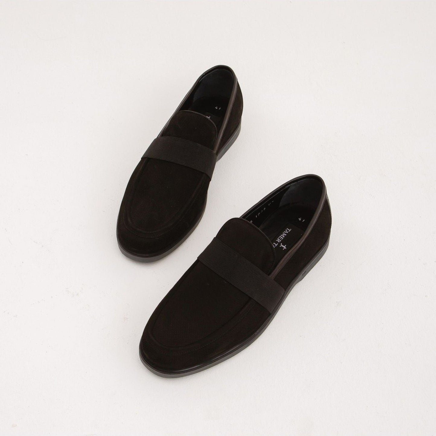 Madasat Black Nubuck Leather Casual Shoes - 639 |