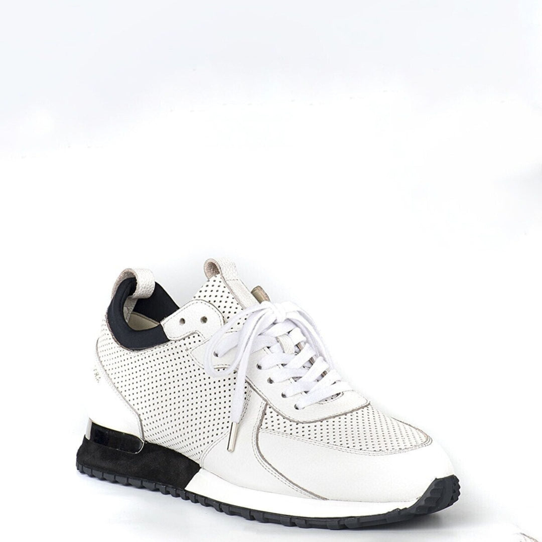 Madasat White Leather Sneakers - 393 |