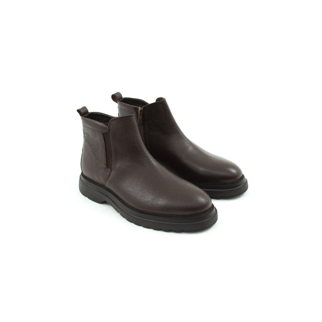 Madasat Brown Leather Casual Boot - 547 |