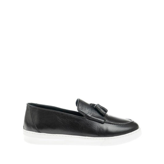 Madasat schwarzer Leder-Loafer – 678 |