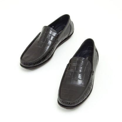 Madasat schwarzer Krokodilleder-Loafer – 641 |