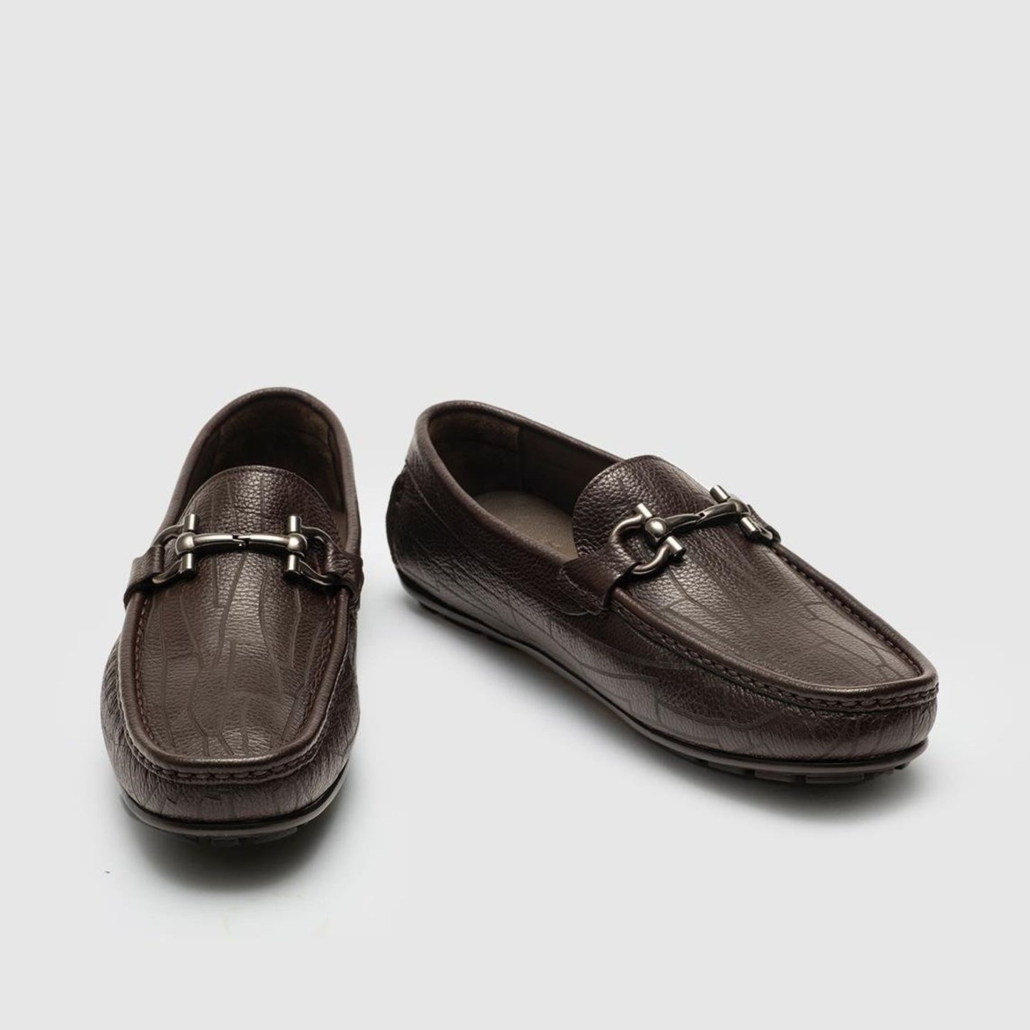 Madasat Brown Leather Loafer - 618 |