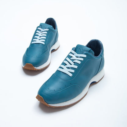 Madasat Blue Napa Leather Casual Shoes - 670 |