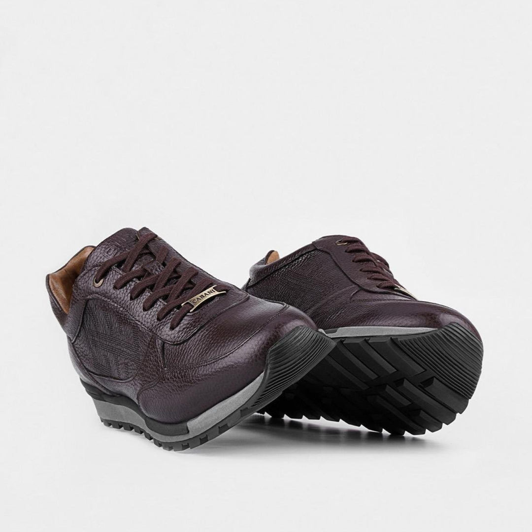 Madasat Brown Leather Casual Shoes - 648 |