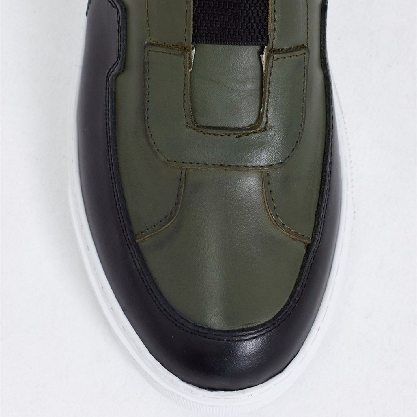 Madasat Balck & Green Casual Shoes - 632 |