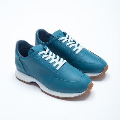 Madasat Blue Napa Leather Casual Shoes - 670 |