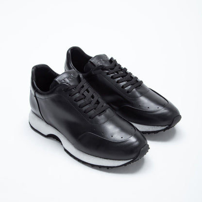 Madasat Black Leather Casual Shoes - 670 |