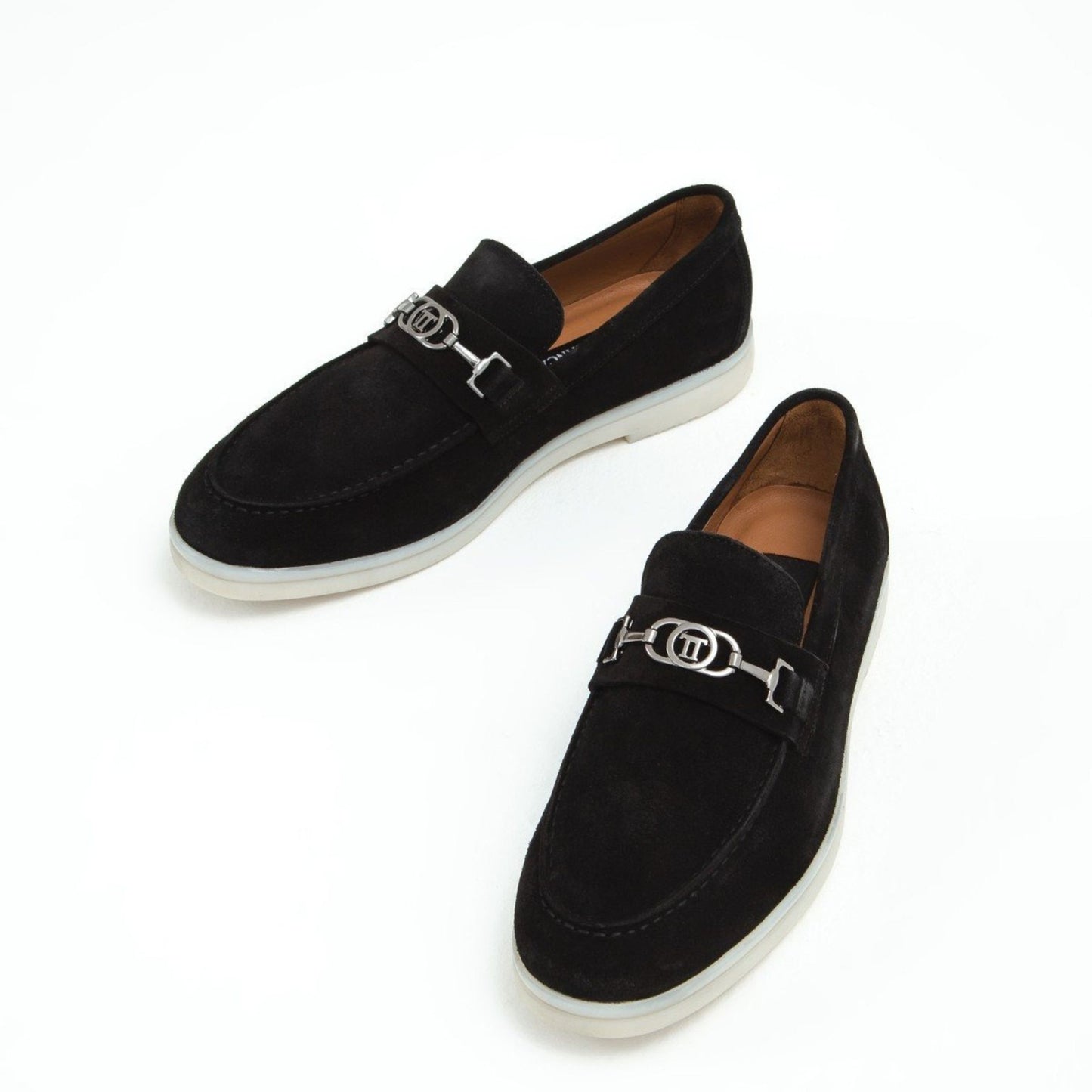 Madasat Black Suede Leather Loafer - 640 |