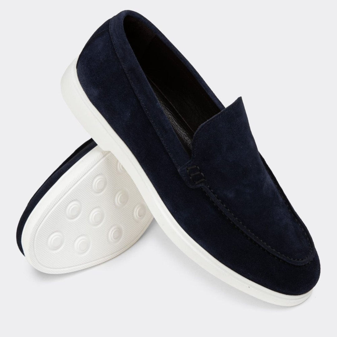 Madasat Navy Blue Men's Loafer Shoes - 730 |