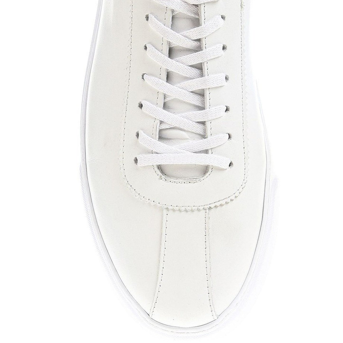 Madasat White Leather Casual Shoes - 331 |