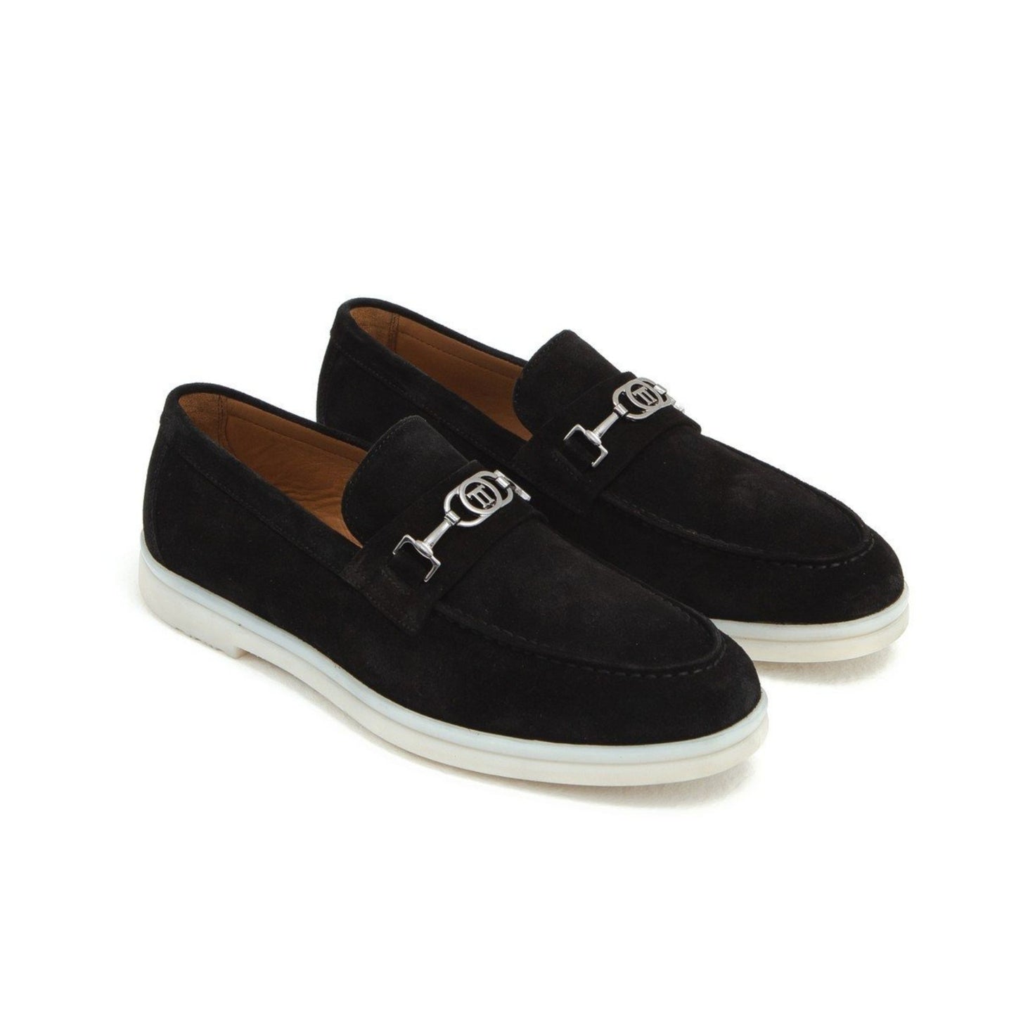 Madasat Black Suede Leather Loafer - 640 |