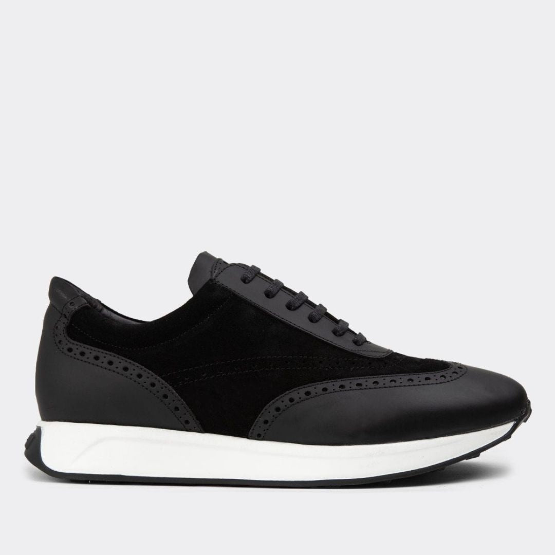 Madasat Black Genuine Suede Casual Shoes  - 900 |