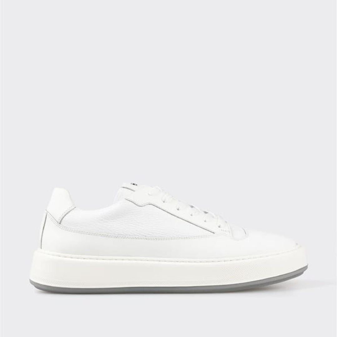 Madasat White Leather Men's Casual Shoes - 826 |