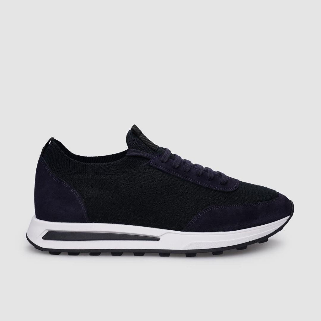 Madasat Navy Blue Knitwear Men's Shoes - 880 |