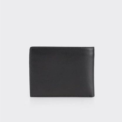 Madasat Black Leather Men's Wallet - 944 |