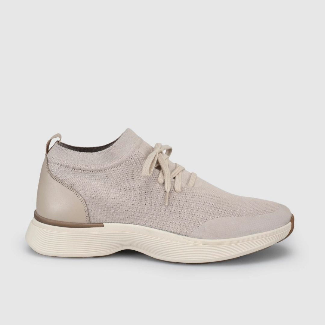 Madasat Beige Knit & Genuine Calf Leather  - 965 |