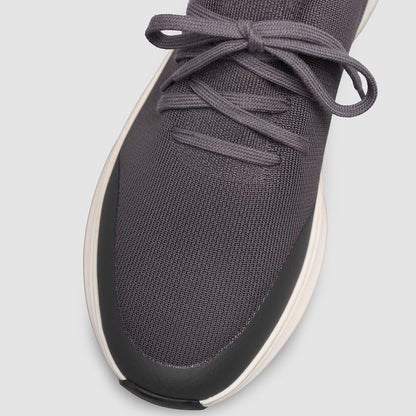 Madasat Grey Knit & Genuine Calf Leather  - 965 |