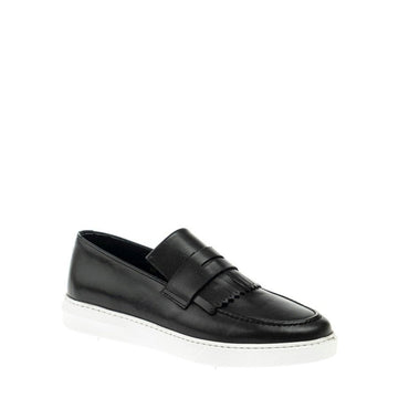 Madasat schwarzer Leder-Loafer – 436 |