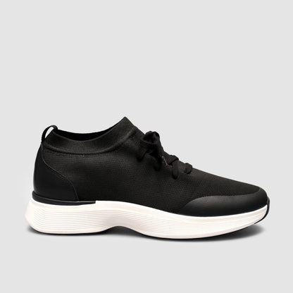 Madasat Black & white Knit & Genuine Calf Leather  - 965 |