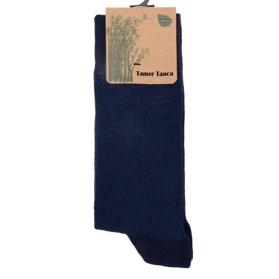 Madasat Navy Blue Men's Cotton Socks - 928 |