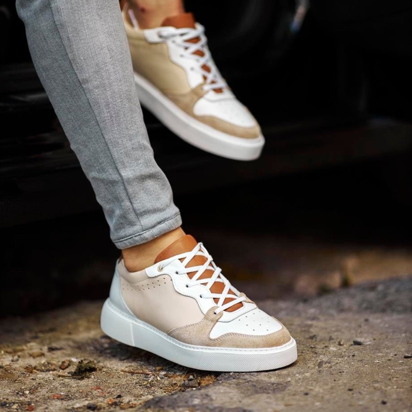 Madasat Beige Freizeitschuhe - 676 ​​|