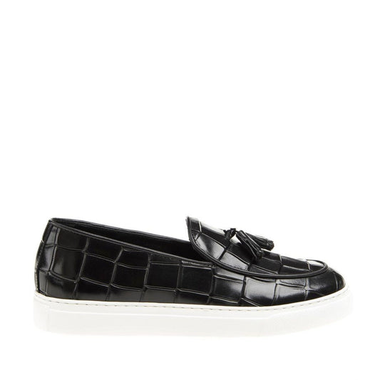 Madasat schwarzer Leder-Loafer – 366 |