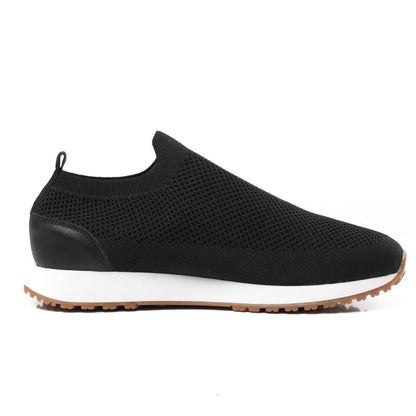 Madasat Men Black Slip On Knit Shoes - 881-1 |