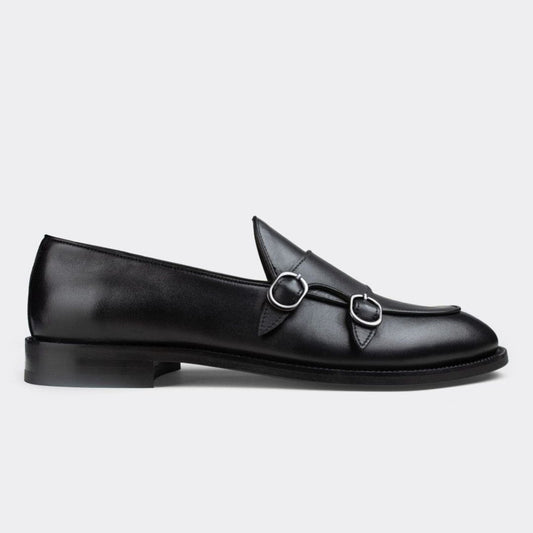 Madasat Black Leather Loafer - 627 |