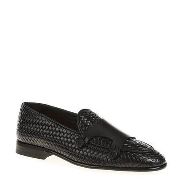 Madasat schwarzer Leder-Loafer – 685 |