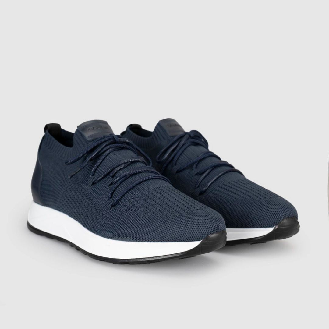 Madasat Men Knitted Blue Casual Shoes - 959 |