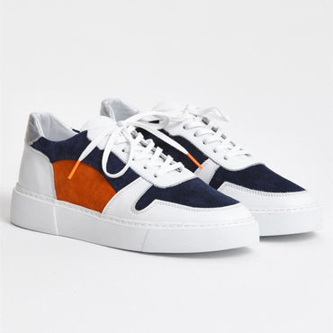 Madasat White - Navy Blue Casual Shoes - 714 |