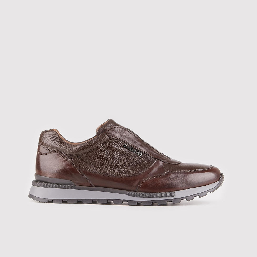 Madasat Brown Leather Casual Shoes - 340 |
